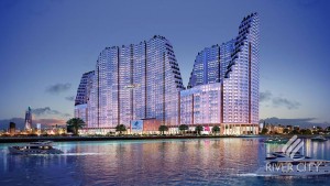 Kiến trúc độc đáo hình vương miện của River City