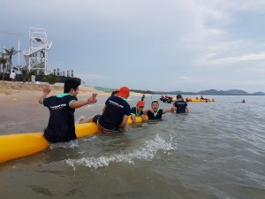 ....đã được xuống biển....