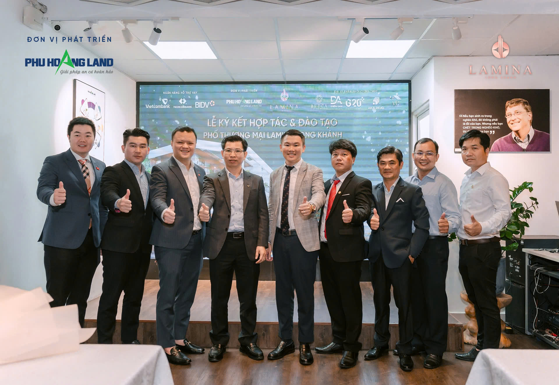 Lễ Ký Kết hợp tác phân phối phố Thương Mại Lamina Long Khánh